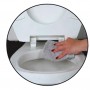 Beneke Heavy Duty solid Plastic Round front toilet seat-420HPSS-White